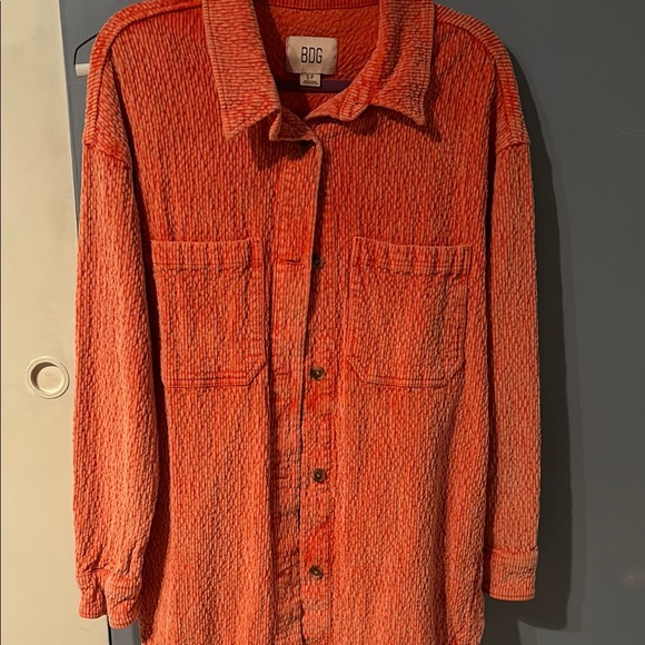 BDG Other - BDG Orange Textured Jacket